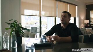 Curious Christian Milf Syren Demer Catches Student Watching Adult Content and Decides to Teach Him a Lesson!