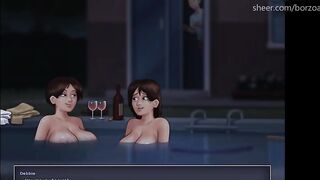 Stepmom's Summer Surprise: A Poolside Adventure with Curves and Temptation (Summertime Saga - Debbie - 2)