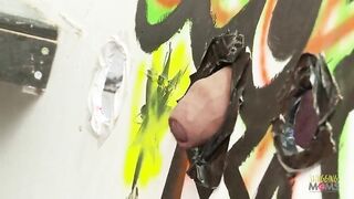Curious Milf Explores a Gloryhole Adventure and Gets a Surprise!