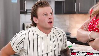 Curvy Stepmom Delights in Intense Encounter with Her Stepson's Massive Member