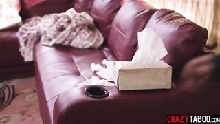 Big ass MILF Gabi Paltrova grabbed big hard cock and swallowed it before she experienced rough sex and enjoyed it so much