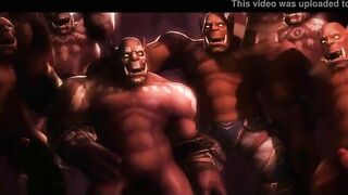 Epic 3D Cartoon Adventure: Two Orcs and a Slim Milf in an Unforgettable Encounter!