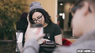 Curious Petite MILF's Dream Leads to Unexpected Encounter with a Mysterious Stranger