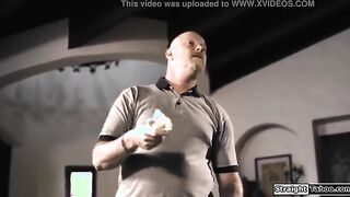 Husband Enjoys a Wild Night with His Two Wives and a Stunning Blonde!