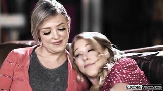 Husband Enjoys a Wild Night with His Two Wives and a Stunning Blonde!