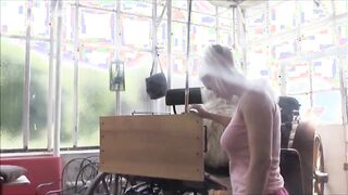 Blonde MILF Blanche's Steamy Encounter with a Mysterious Stranger