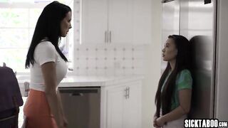 Curious Encounter: Kimmy Kimm and Her Friend Experience a Wild Adventure with a Seductive MILF