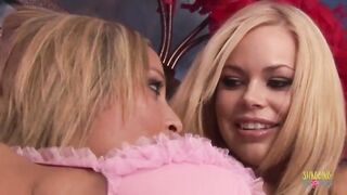 Blonde Beauty Teams Up with Sultry Friend for an Unforgettable Group Experience!