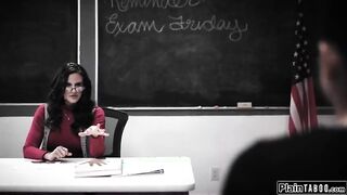 Curious Teacher Sets Up Student with Stepson for a Unique Lesson - Watch the Unexpected Unfold!