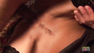 Blonde Milf Joins Brunettes for an Unforgettable Group Experience