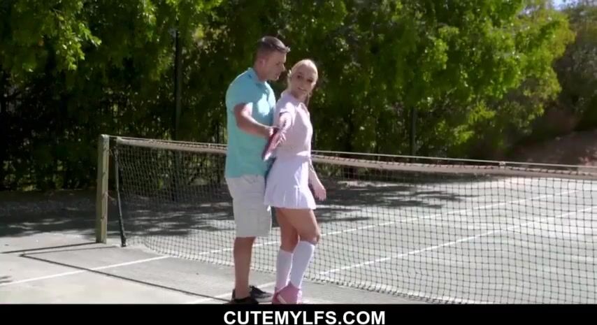 Tennis Instructor's Steamy Encounter with Aaliyah Love - Must Watch!