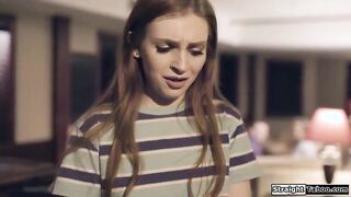 Stepfamily Surprise: Teen's Wild Welcome with a Steamy 4some!