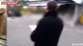 Intense Car Encounter with a Busty German Beauty - LETSDOEIT.COM