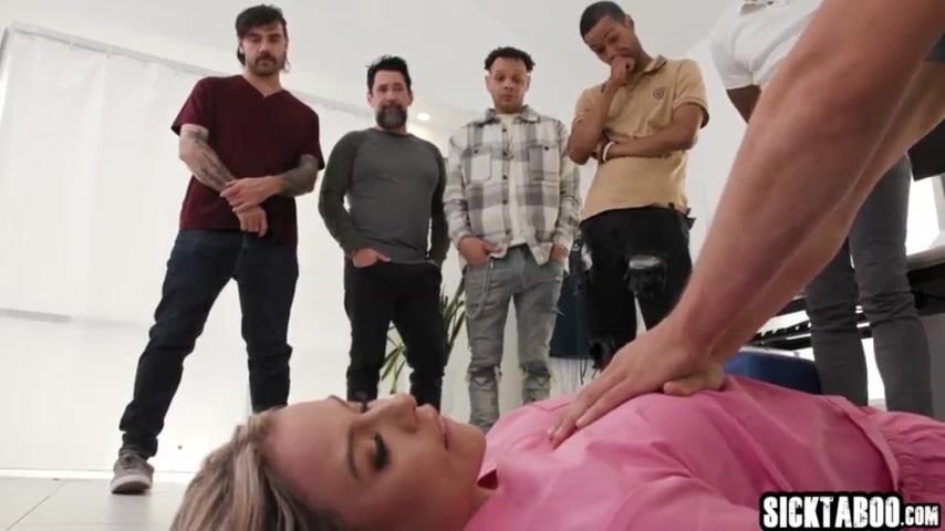 Curvy MILF Joins Wild Gangbang with Hot Nurse for Intense Double Pleasure!