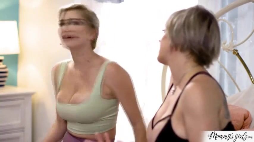 Curious Stepmom Dee Williams and Her Playful Stepdaughter Explore Intimate Moments Together