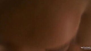 Sweaty Moments: Blonde Milf's Intense Pleasure in High Heels and Deepthroat Action!