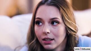 Stepmom Guides Petite Stepdaughter in a Sensual Exploration of Pleasure - Featuring Kenzie Taylor and Lily Larimar