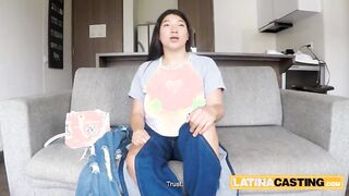Curvy Colombian Beauty Takes on a Massive Challenge with Enthusiasm!