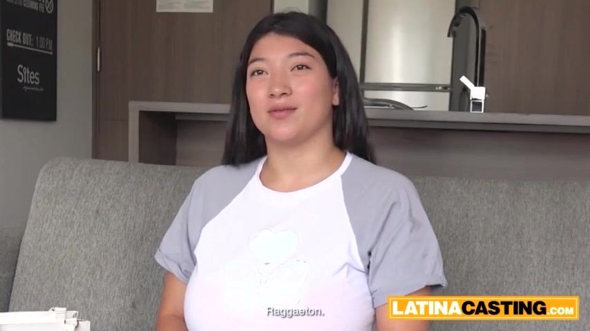 Curvy Colombian Beauty Takes on a Massive Challenge with Enthusiasm!