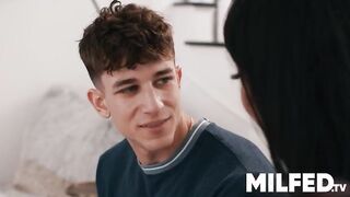 Seductive MILF Gets Wild with Young Lover's Passionate Encounter