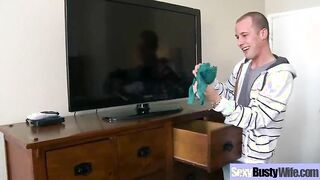 Brandi Love's Steamy Encounter: Busty Housewife in an Unforgettable Moment