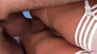 Huge natural Swinging Boobs Mature have First Anal and DP Sex