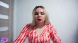 Blonde Beauty with Stunning Curves Enjoys Intimate Moments and a Surprise Finish