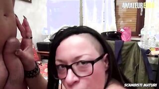 AMATEUR EURO - Divorced Mature Lady Fucks With New Boyfriend On Cam