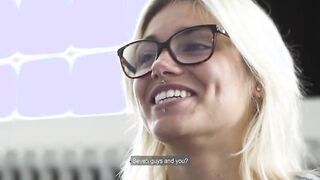 AMATEUR EURO - PAWG Babe Gaby Gets Hardcore Fucked On Casting By Muscle Guy