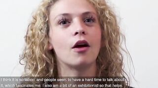 AMATEUR EURO - Hot Teen Leila Takes Alex Duca's Big Cock On Casting Couch