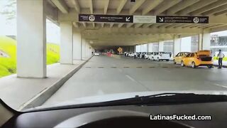 Curvy Latina amateur drilled hard on casting
