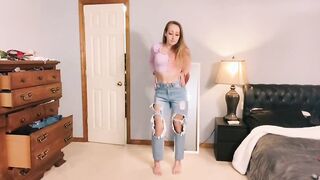 All natural amateur girl strip and tease