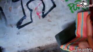 French teen next door at first time ghetto amateur casting