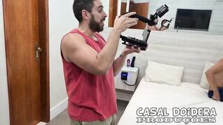 Behind the camera with brazilian porn star Agatha Ferrari doing lot of anal sex and getting lots of cum