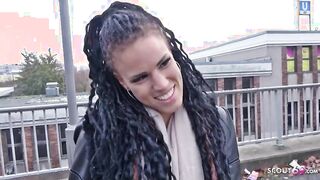 GERMAN SCOUT - First Homemade Assfuck for Small Tits Latina Girl from Germany