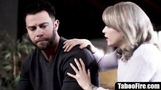 Stepaughter lets stepmother's fiance fuck her teen ass - fucked up family