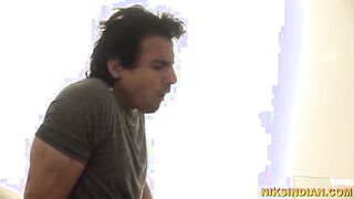Young son fucked hot stepmom in ass and pussy
