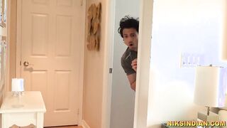 Young son fucked hot stepmom in ass and pussy