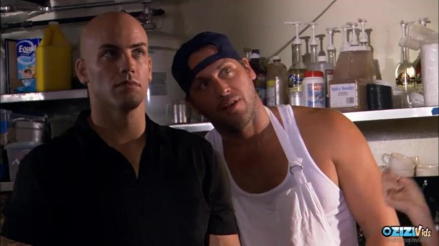 Once they are alone the cook takes the busty blonde in the back for anal