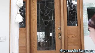 Ass fucked teen stepsis gets face cum drenched in hi def