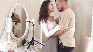 Baby Doll - Teen with small tits loves anal with her BF