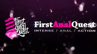 Redhead Latina teenager Pamela Sanchez enjoys XXX anal sex with a big cock, anal creampie ending.
