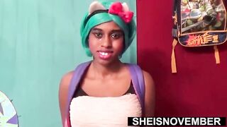 HD Cosplay Freaky Ebony Chick Sheisnovember Cowgirl Her Step Mother Husband Cock To Learn Anal Sex From Step Dad Secretly Inside Bedroom Fully Naked, Curvy Brown Ass Cheeks Jiggling, Voluptuous Natural Boobs And Nipples Out By Msnovember