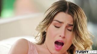 TUSHY Naughty babe ass fucked hard