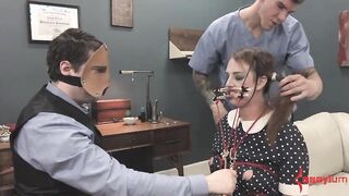 Deranged Doll Girls Gets Facefucked and Assfucked with ATM