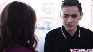 Stepson wants to try anal sex with his stepmom