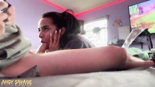 Tiny Latina girlfriend ASSFUCKED by boyfriend