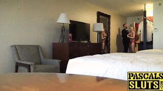 Teenage subslut bent over for ass fuck