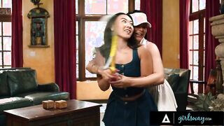 Young Beauty Enjoys Intense Moments with Experienced Lover