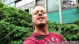 GERMAN MILF REAL SEXDATE - guy seduced normal woman next door wife for cheating